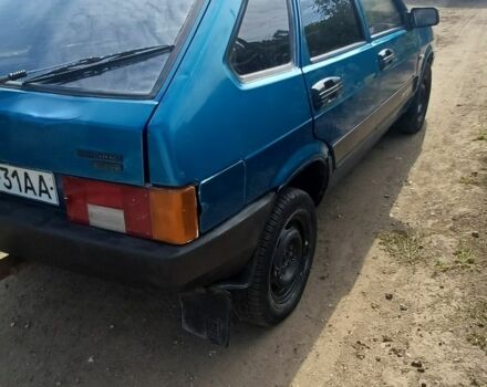 Синий ВАЗ 2109, объемом двигателя 1.5 л и пробегом 100 тыс. км за 627 $, фото 3 на Automoto.ua