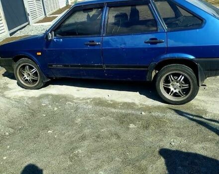 Синий ВАЗ 2109, объемом двигателя 1.5 л и пробегом 200 тыс. км за 1600 $, фото 2 на Automoto.ua