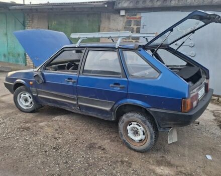 Синий ВАЗ 2109, объемом двигателя 1.5 л и пробегом 90 тыс. км за 674 $, фото 1 на Automoto.ua