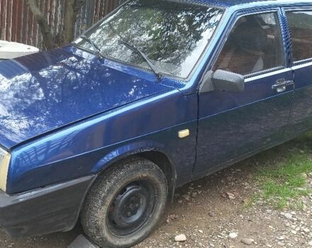 Синий ВАЗ 2109, объемом двигателя 1.5 л и пробегом 100 тыс. км за 600 $, фото 1 на Automoto.ua