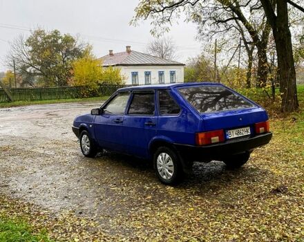 Синий ВАЗ 2109, объемом двигателя 1.3 л и пробегом 100 тыс. км за 1300 $, фото 3 на Automoto.ua