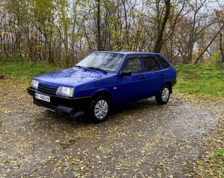 Синий ВАЗ 2109, объемом двигателя 1.3 л и пробегом 100 тыс. км за 1300 $, фото 1 на Automoto.ua