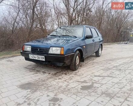 Синий ВАЗ 2109, объемом двигателя 1.5 л и пробегом 220 тыс. км за 950 $, фото 2 на Automoto.ua