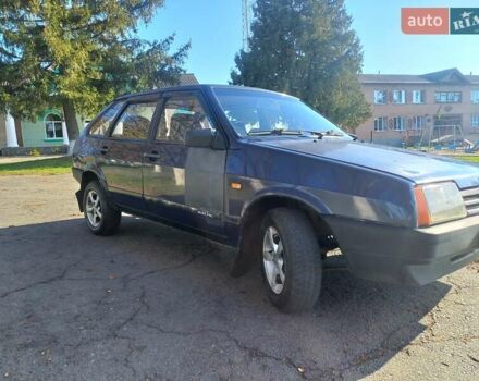Синий ВАЗ 2109, объемом двигателя 1.45 л и пробегом 350 тыс. км за 1100 $, фото 2 на Automoto.ua