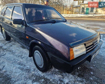 Синий ВАЗ 2109, объемом двигателя 1.5 л и пробегом 270 тыс. км за 1500 $, фото 1 на Automoto.ua