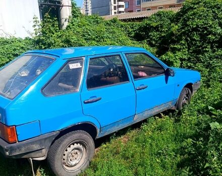 Синий ВАЗ 2109, объемом двигателя 1.3 л и пробегом 200 тыс. км за 900 $, фото 1 на Automoto.ua
