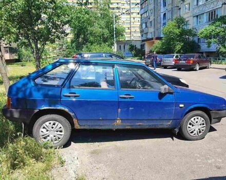 Синий ВАЗ 2109, объемом двигателя 1.5 л и пробегом 255 тыс. км за 864 $, фото 2 на Automoto.ua