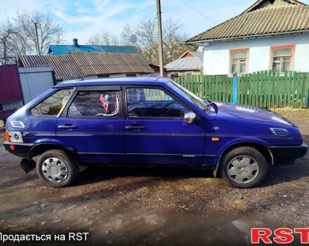 Синий ВАЗ 2109, объемом двигателя 1.5 л и пробегом 100 тыс. км за 1000 $, фото 3 на Automoto.ua