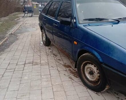 Синий ВАЗ 2109, объемом двигателя 1.5 л и пробегом 220 тыс. км за 950 $, фото 1 на Automoto.ua