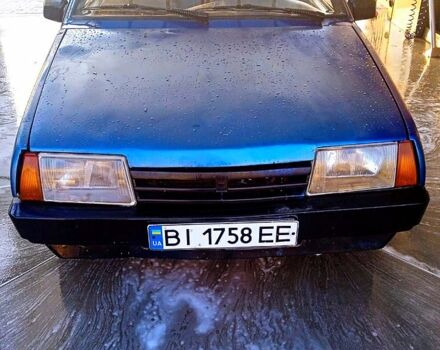 Синій ВАЗ 2109, об'ємом двигуна 1.5 л та пробігом 180 тис. км за 950 $, фото 1 на Automoto.ua