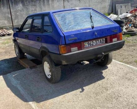 Синий ВАЗ 2109, объемом двигателя 1.5 л и пробегом 240 тыс. км за 350 $, фото 1 на Automoto.ua