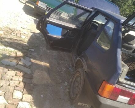 Синий ВАЗ 2109, объемом двигателя 1.3 л и пробегом 40 тыс. км за 500 $, фото 3 на Automoto.ua