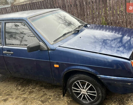 Синий ВАЗ 2109, объемом двигателя 1.5 л и пробегом 155 тыс. км за 750 $, фото 1 на Automoto.ua