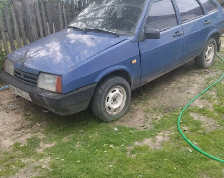 Синий ВАЗ 2109, объемом двигателя 1.5 л и пробегом 80 тыс. км за 550 $, фото 2 на Automoto.ua