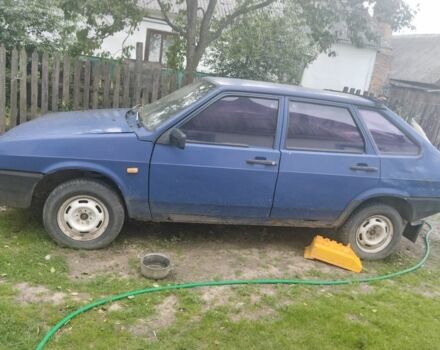 Синий ВАЗ 2109, объемом двигателя 1.5 л и пробегом 80 тыс. км за 550 $, фото 1 на Automoto.ua