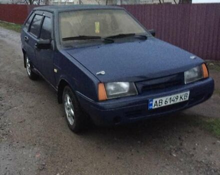Синій ВАЗ 2109, об'ємом двигуна 1.5 л та пробігом 400 тис. км за 1000 $, фото 1 на Automoto.ua