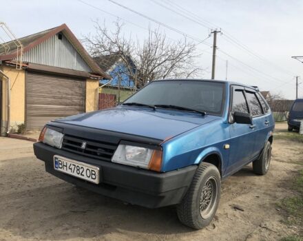 Синий ВАЗ 2109, объемом двигателя 1.5 л и пробегом 229 тыс. км за 1800 $, фото 2 на Automoto.ua