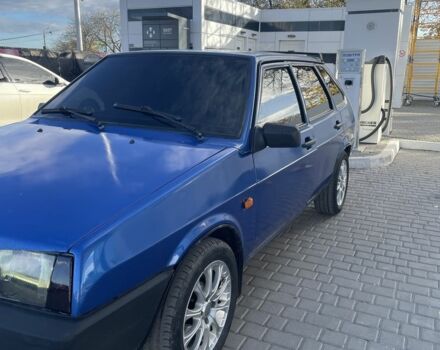 Синий ВАЗ 2109, объемом двигателя 1.5 л и пробегом 550 тыс. км за 1600 $, фото 1 на Automoto.ua