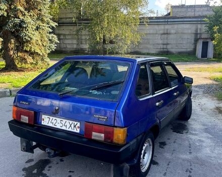 Синий ВАЗ 2109, объемом двигателя 1.5 л и пробегом 185 тыс. км за 1400 $, фото 1 на Automoto.ua