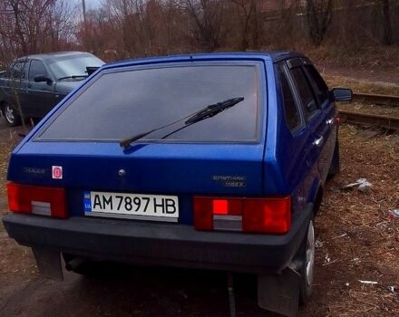 Синий ВАЗ 2109, объемом двигателя 1.5 л и пробегом 80 тыс. км за 1600 $, фото 3 на Automoto.ua