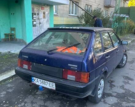 Синий ВАЗ 2109, объемом двигателя 1.5 л и пробегом 368 тыс. км за 1300 $, фото 3 на Automoto.ua