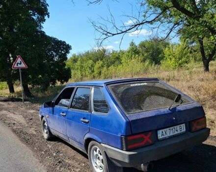 Синий ВАЗ 2109, объемом двигателя 1.5 л и пробегом 100 тыс. км за 1188 $, фото 2 на Automoto.ua