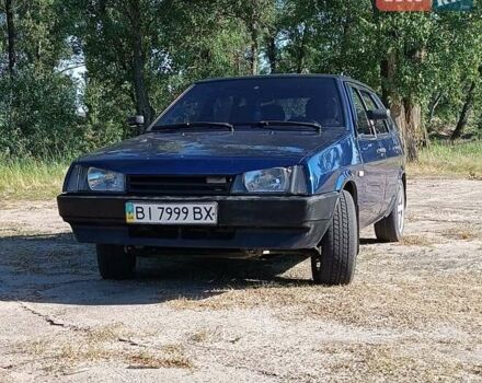 Синий ВАЗ 2109, объемом двигателя 1.5 л и пробегом 285 тыс. км за 1600 $, фото 1 на Automoto.ua