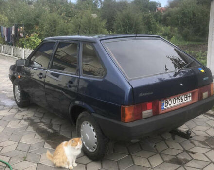 Синий ВАЗ 2109, объемом двигателя 1.5 л и пробегом 150 тыс. км за 1450 $, фото 1 на Automoto.ua