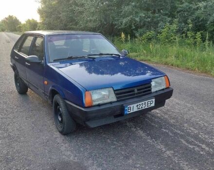 Синий ВАЗ 2109, объемом двигателя 1.5 л и пробегом 235 тыс. км за 1650 $, фото 1 на Automoto.ua