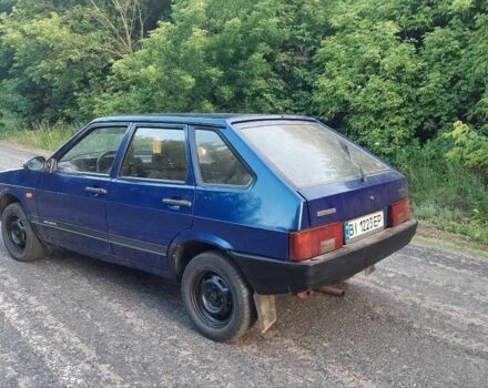 Синий ВАЗ 2109, объемом двигателя 1.5 л и пробегом 235 тыс. км за 1650 $, фото 4 на Automoto.ua