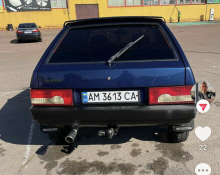 Синий ВАЗ 2109, объемом двигателя 1.5 л и пробегом 225 тыс. км за 1800 $, фото 4 на Automoto.ua