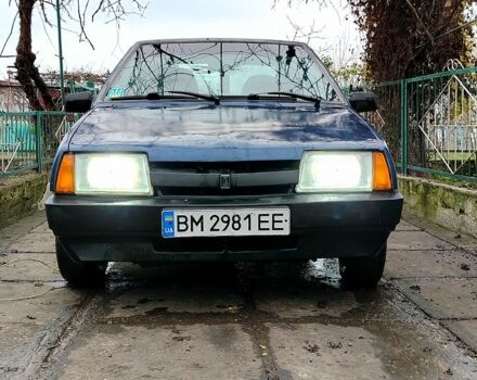Синий ВАЗ 2109, объемом двигателя 1.5 л и пробегом 250 тыс. км за 900 $, фото 1 на Automoto.ua