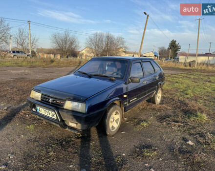 Синий ВАЗ 2109, объемом двигателя 1.5 л и пробегом 243 тыс. км за 1500 $, фото 1 на Automoto.ua