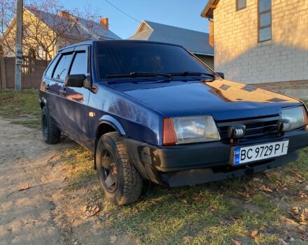 Синий ВАЗ 2109, объемом двигателя 1.5 л и пробегом 180 тыс. км за 1500 $, фото 1 на Automoto.ua