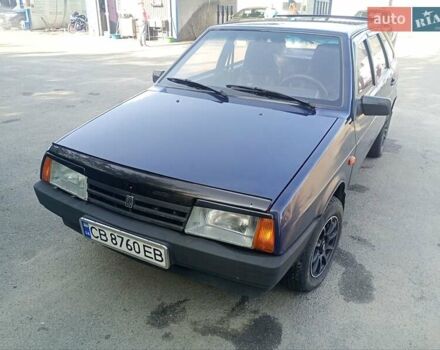 Синий ВАЗ 2109, объемом двигателя 1.5 л и пробегом 162 тыс. км за 1800 $, фото 1 на Automoto.ua