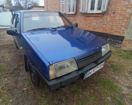 Синий ВАЗ 2109, объемом двигателя 1.6 л и пробегом 300 тыс. км за 954 $, фото 3 на Automoto.ua