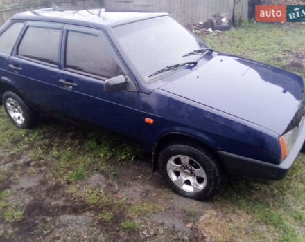 Синий ВАЗ 2109, объемом двигателя 1.5 л и пробегом 100 тыс. км за 1200 $, фото 8 на Automoto.ua