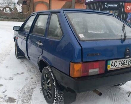 Синій ВАЗ 2109, об'ємом двигуна 1.6 л та пробігом 105 тис. км за 1600 $, фото 5 на Automoto.ua