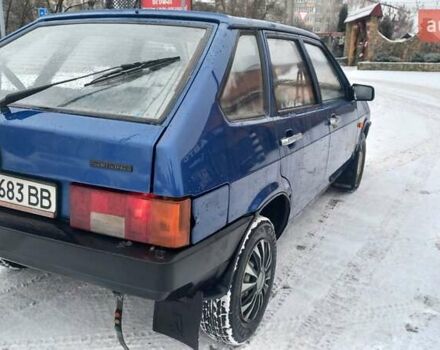 Синій ВАЗ 2109, об'ємом двигуна 1.6 л та пробігом 105 тис. км за 1600 $, фото 4 на Automoto.ua