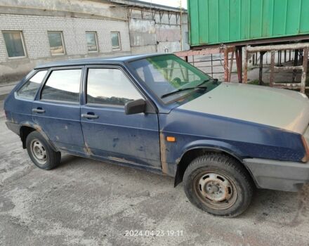 Синий ВАЗ 2109, объемом двигателя 1.6 л и пробегом 320 тыс. км за 800 $, фото 1 на Automoto.ua