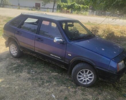 Синій ВАЗ 2109, об'ємом двигуна 1 л та пробігом 158 тис. км за 485 $, фото 1 на Automoto.ua