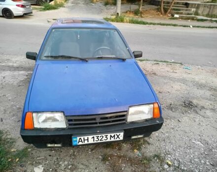 Синий ВАЗ 2109, объемом двигателя 1.3 л и пробегом 3 тыс. км за 966 $, фото 1 на Automoto.ua