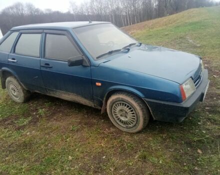 Синий ВАЗ 2109, объемом двигателя 5 л и пробегом 200 тыс. км за 650 $, фото 3 на Automoto.ua