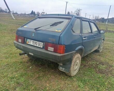 Синий ВАЗ 2109, объемом двигателя 5 л и пробегом 200 тыс. км за 650 $, фото 2 на Automoto.ua