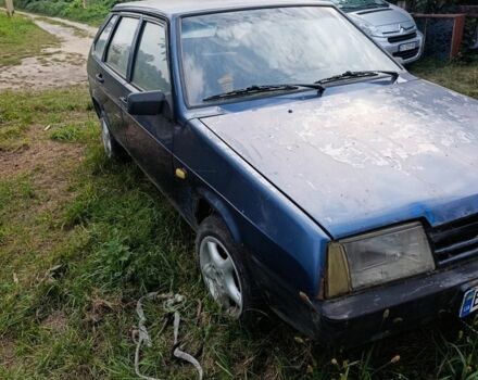 Синий ВАЗ 2109, объемом двигателя 1.5 л и пробегом 300 тыс. км за 300 $, фото 1 на Automoto.ua