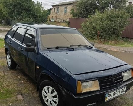 Синий ВАЗ 2109, объемом двигателя 3 л и пробегом 54 тыс. км за 550 $, фото 1 на Automoto.ua