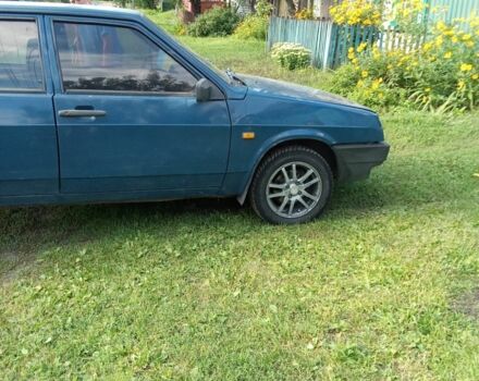 Синий ВАЗ 2109, объемом двигателя 1.5 л и пробегом 124 тыс. км за 1400 $, фото 3 на Automoto.ua
