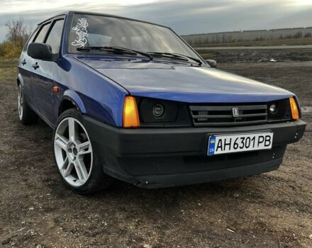 Синий ВАЗ 2109, объемом двигателя 1.3 л и пробегом 176 тыс. км за 1850 $, фото 1 на Automoto.ua