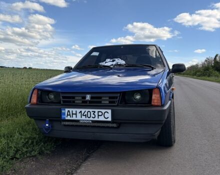 Синий ВАЗ 2109, объемом двигателя 1.3 л и пробегом 80 тыс. км за 1801 $, фото 1 на Automoto.ua