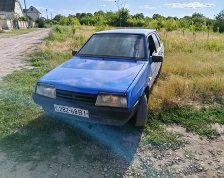 Синий ВАЗ 2109, объемом двигателя 1.5 л и пробегом 243 тыс. км за 900 $, фото 1 на Automoto.ua